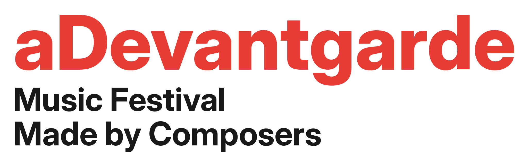 aDevantgarde – Music Festival – Made by Composers